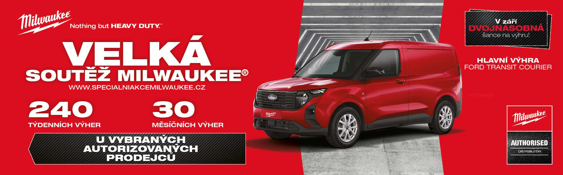 Velká Milwaukee soutěž o auto a další ceny!!!