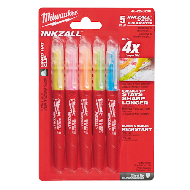 Milwaukee NKZALL zvýrazňovače - barevné