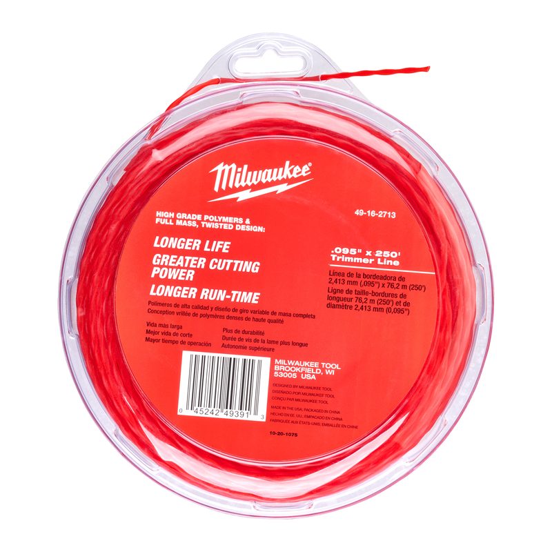 Milwaukee  Žací struna 2.4mm x 76m