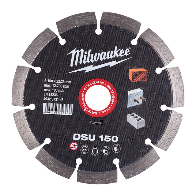Milwaukee Diamantový kotouč DSU 150 / 22.2 mm