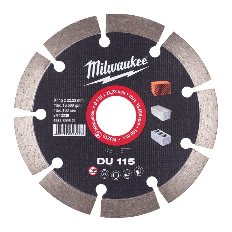 Milwaukee Diamantový kotouč DU 115 x 22,2 mm