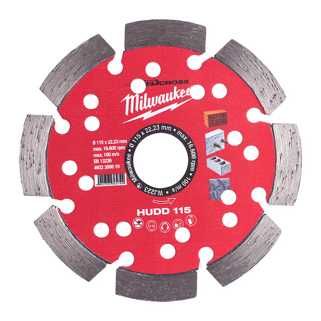 Milwaukee Diamantový řezací kotouč – premium HUDD 115 mm