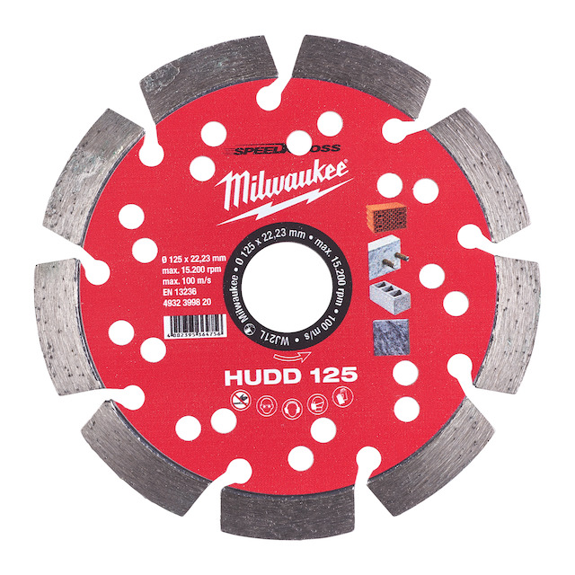 Milwaukee Diamantový řezací kotouč – premium HUDD 125 mm