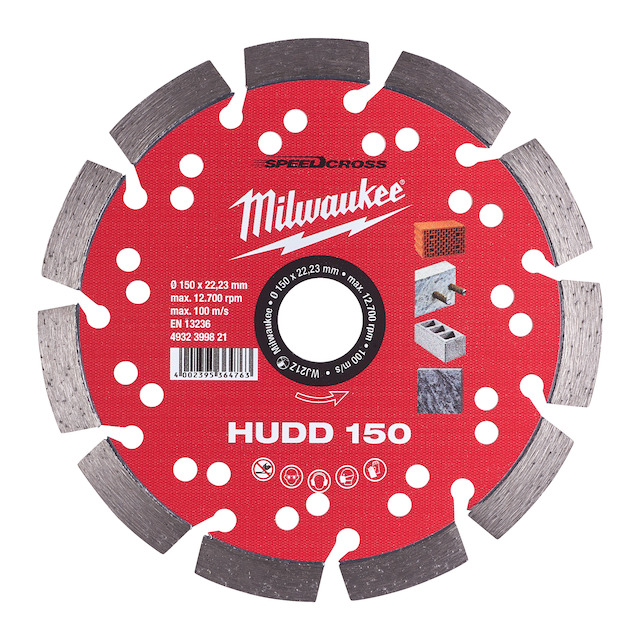 Milwaukee Diamantový řezací kotouč – premium HUDD 150 mm