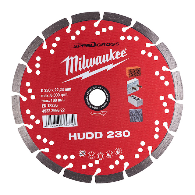 Milwaukee Diamantový řezací kotouč – premium HUDD 230 mm