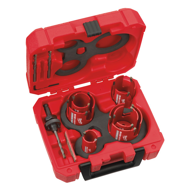 Milwaukee Set kruhových pilek BIG HAWG Multimateriál (10 ks)