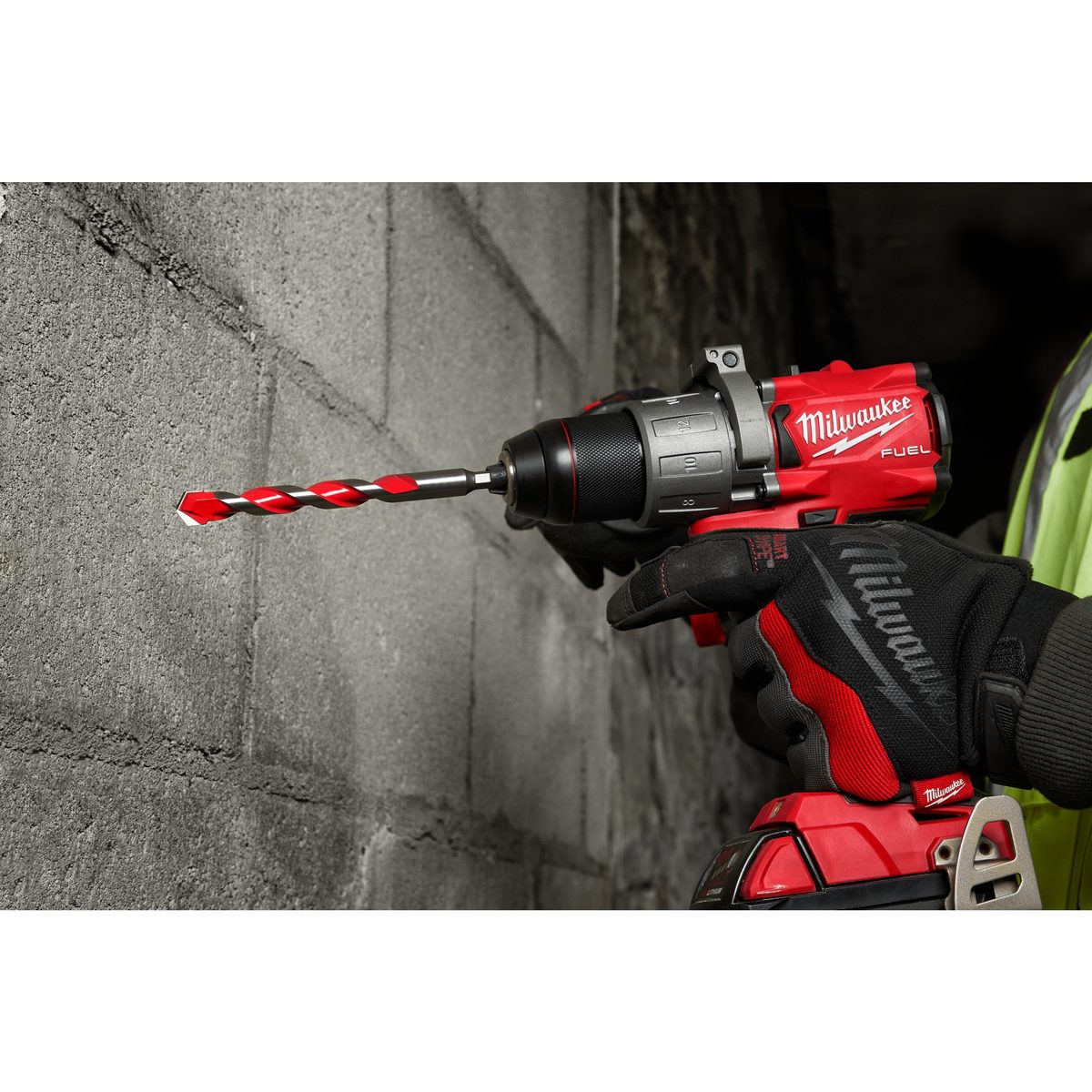 Milwaukee vrták do betonu Premium - umínání 3 plošky 3x90mm