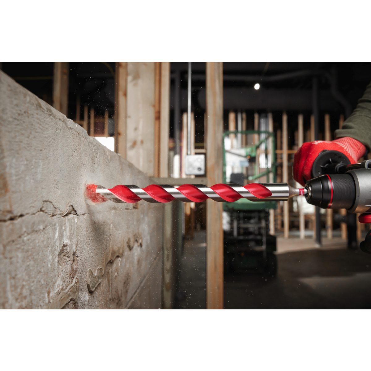 Milwaukee vrták do betonu Premium - umínání 3 plošky 3x90mm