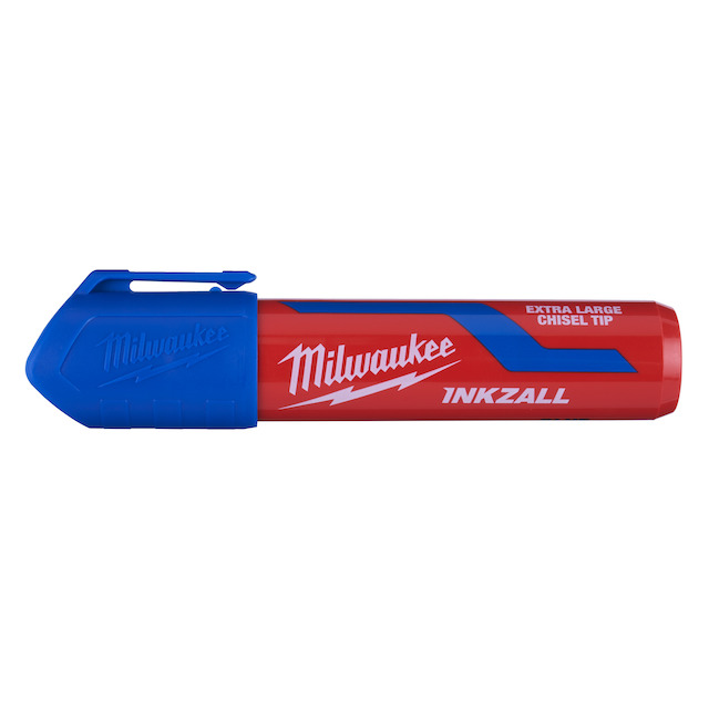 Milwaukee INKZALL značkovač XL modrý s plochým hrotem