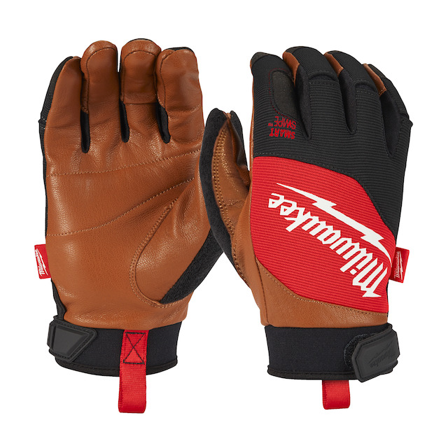 Milwaukee Kožené kombinované pracovní rukavice - vel XL/10