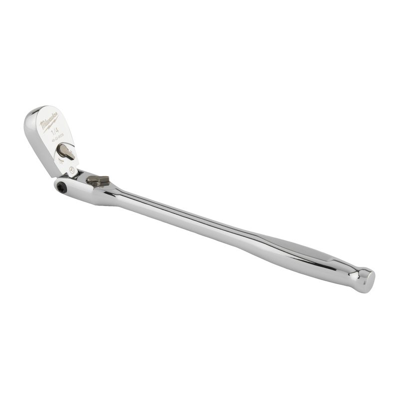 Milwaukee 1/4" ráčna s výkyvnou hlavou-prodloužená
