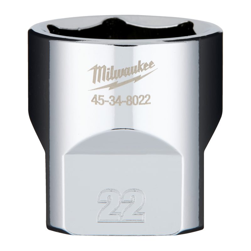 Milwaukee 3/8˝ nástrčný klíč - 22 mm