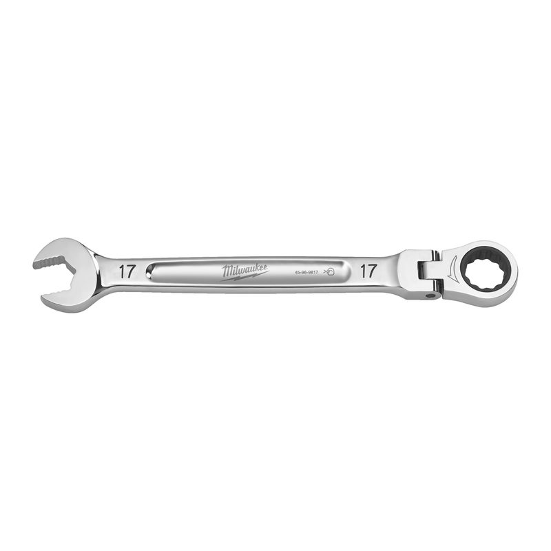 Milwaukee Ráčnový očkoplochý klíč MAX BITE s kloubem17 mm