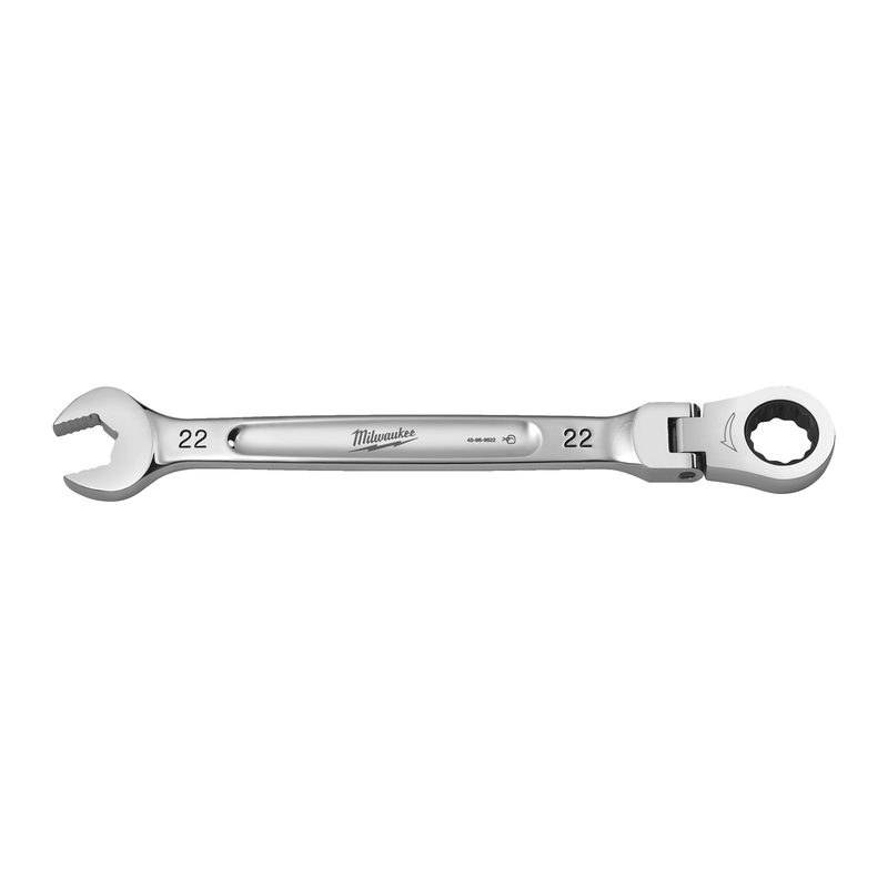 Milwaukee Ráčnový očkoplochý klíč MAX BITE s kloubem 22 mm