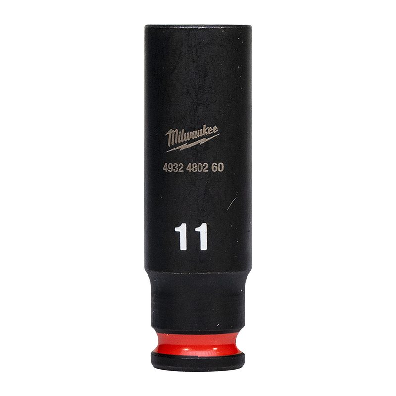 Milwaukee Průmyslové hlavice Shockwave 1/4" HEX 11mm dlouhé