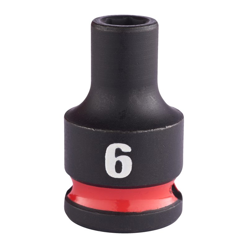 Milwaukee Průmyslové hlavice Shockwave 3/8" HEX 6mm krátké
