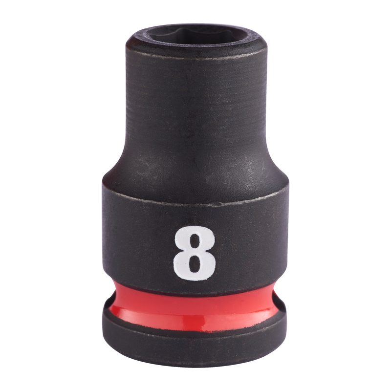 Milwaukee Průmyslové hlavice Shockwave 3/8" HEX 8mm krátké