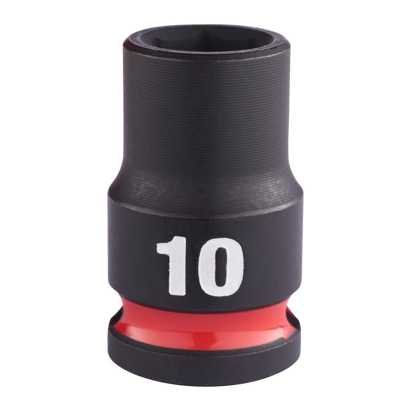 Milwaukee Průmyslové hlavice Shockwave 3/8" HEX 10mm krátké