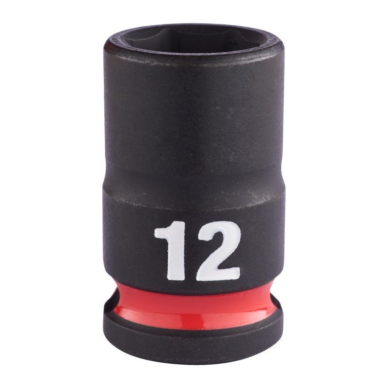 Milwaukee Průmyslové hlavice Shockwave 3/8" HEX 12mm krátké