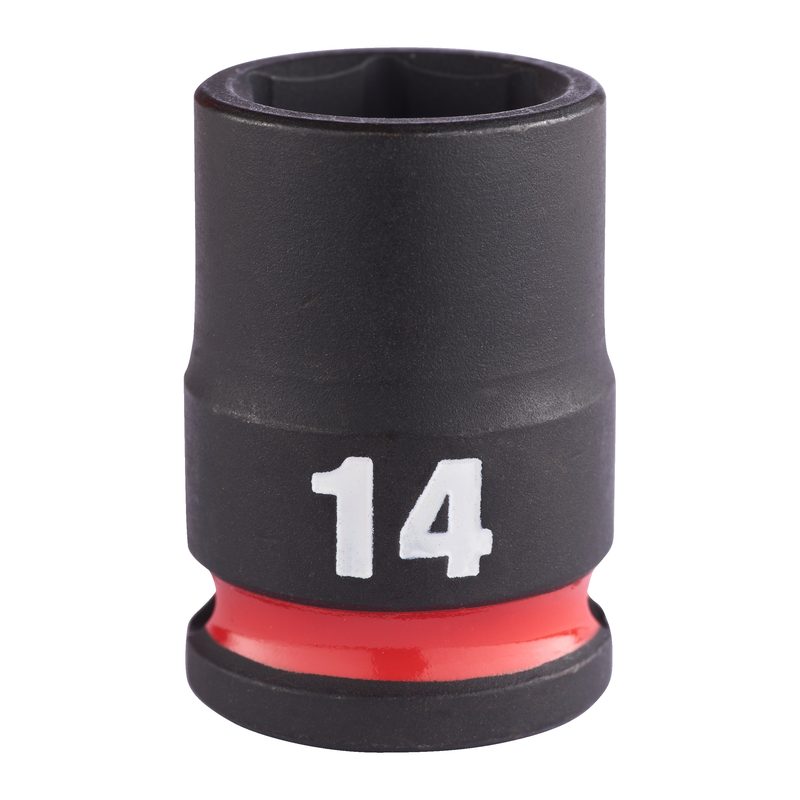 Milwaukee Průmyslové hlavice Shockwave 3/8" HEX 14mm krátké