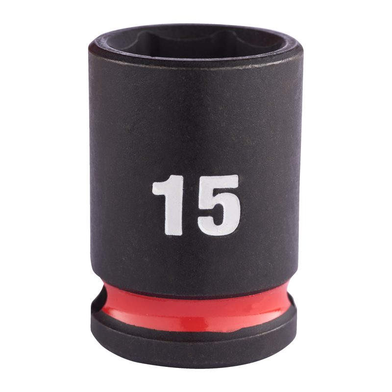 Milwaukee Průmyslové hlavice Shockwave 3/8" HEX 15mm krátké