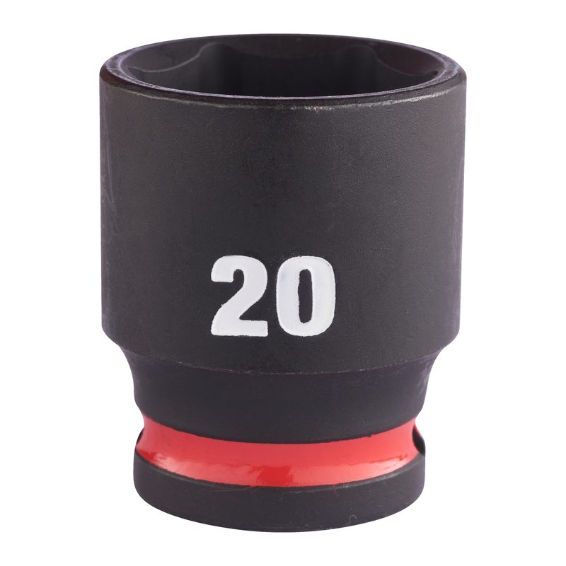 Milwaukee Průmyslové hlavice Shockwave 3/8" HEX 20mm krátké