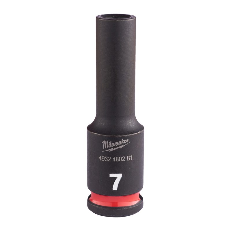 Milwaukee Průmyslové hlavice Shockwave 3/8" HEX 7mm dlouhé