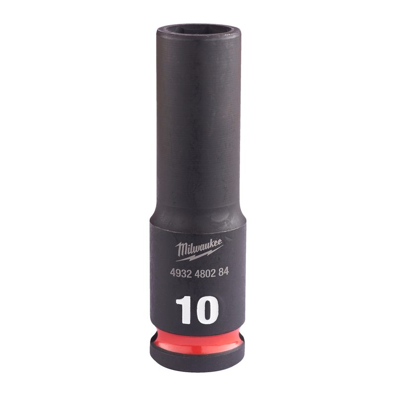 Milwaukee Průmyslové hlavice Shockwave 3/8" HEX 10mm dlouhé