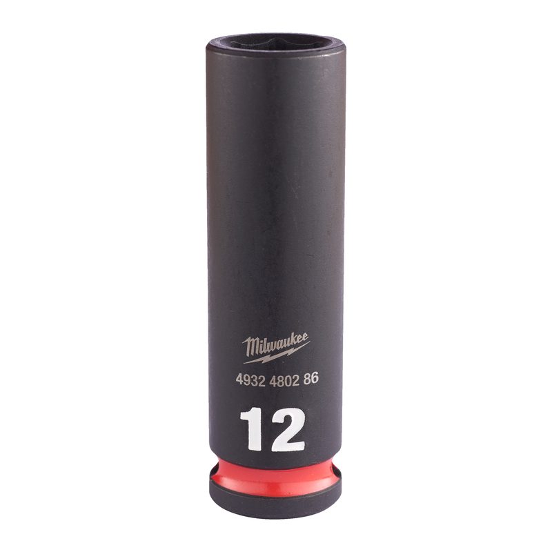 Milwaukee Průmyslové hlavice Shockwave 3/8" HEX 12mm dlouhé