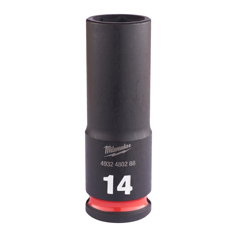 Milwaukee Průmyslové hlavice Shockwave 3/8" HEX 14mm dlouhé