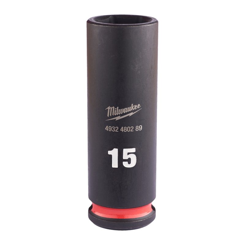 Milwaukee Průmyslové hlavice Shockwave 3/8" HEX 15mm dlouhé