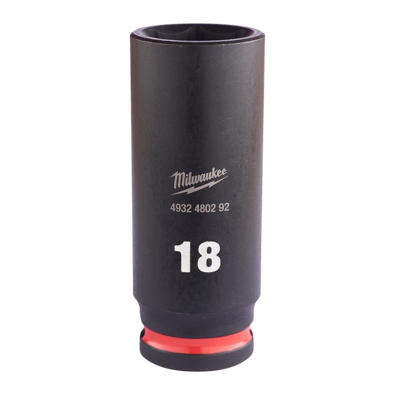 Milwaukee Průmyslové hlavice Shockwave 3/8" HEX 18mm dlouhé
