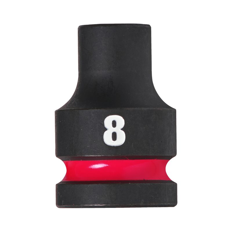 Milwaukee Průmyslové hlavice Shockwave 1/2" HEX 8mm krátké