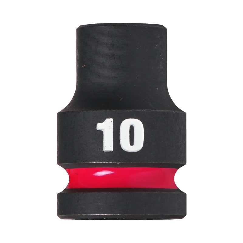 Milwaukee Průmyslové hlavice Shockwave 1/2" HEX 10mm krátké