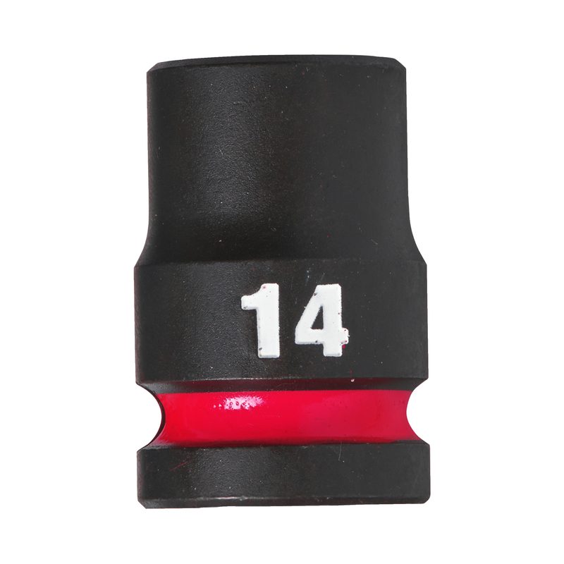 Milwaukee Průmyslové hlavice Shockwave 1/2" HEX 14mm krátké