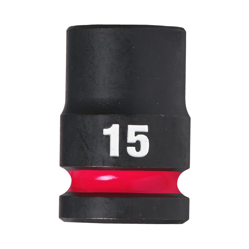 Milwaukee Průmyslové hlavice Shockwave 1/2" HEX 15mm krátké