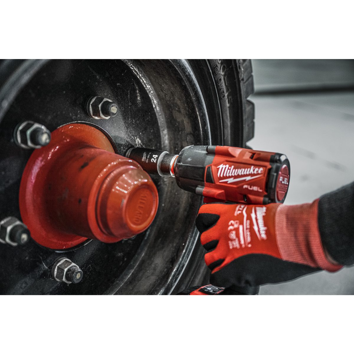 Milwaukee Průmyslové hlavice Shockwave 1/2" HEX 24mm krátké