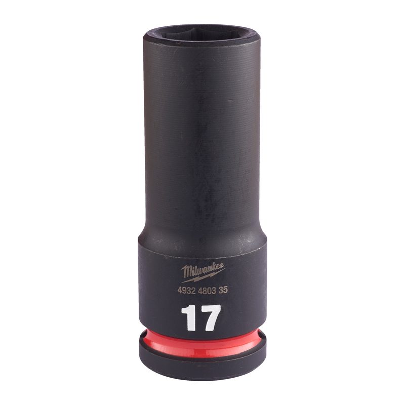 Milwaukee Průmyslové hlavice Shockwave 1/2" HEX 17mm prodloužené