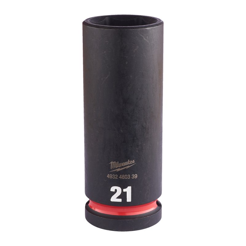 Milwaukee Průmyslové hlavice Shockwave 1/2" HEX 21mm prodloužené