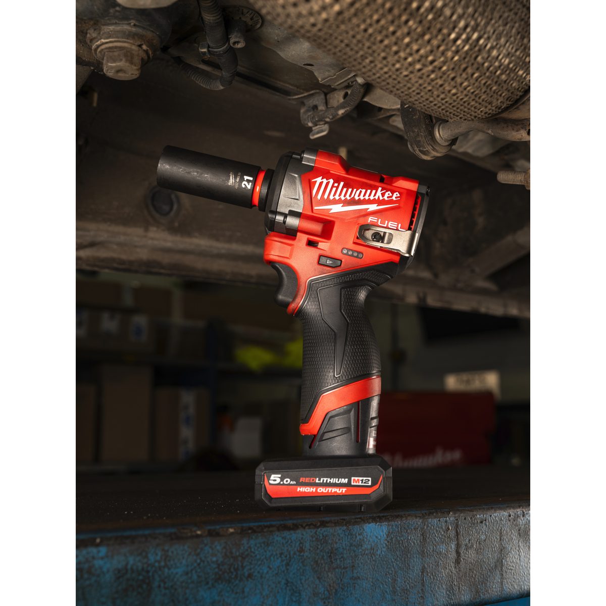 Milwaukee Průmyslové hlavice Shockwave 1/2" HEX 21mm prodloužené