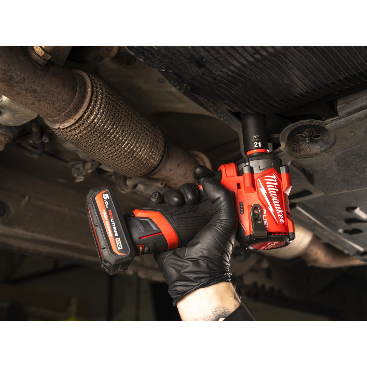 Milwaukee Průmyslové hlavice Shockwave 1/2" HEX 21mm prodloužené