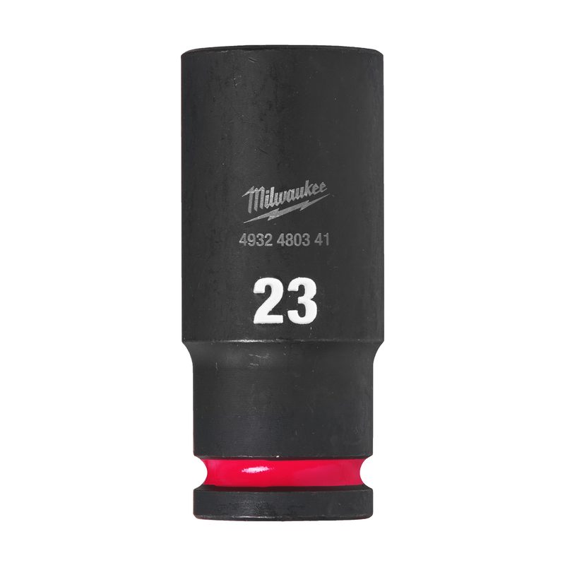 Milwaukee Průmyslové hlavice Shockwave 1/2" HEX 23mm prodloužené