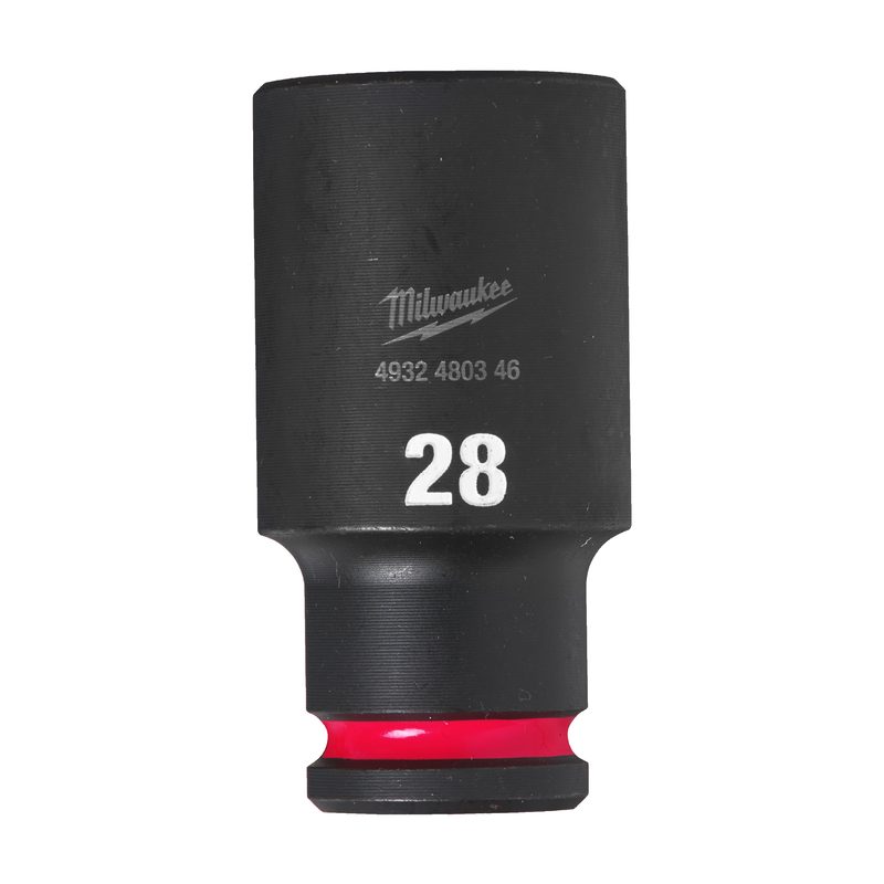 Milwaukee Průmyslové hlavice Shockwave 1/2" HEX 28mm prodloužené