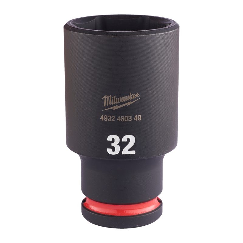 Milwaukee Průmyslové hlavice Shockwave 1/2" HEX 32mm prodloužené