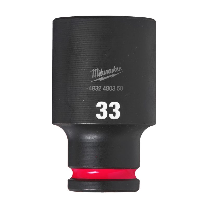 Milwaukee Průmyslové hlavice Shockwave 1/2" HEX 33mm prodloužené
