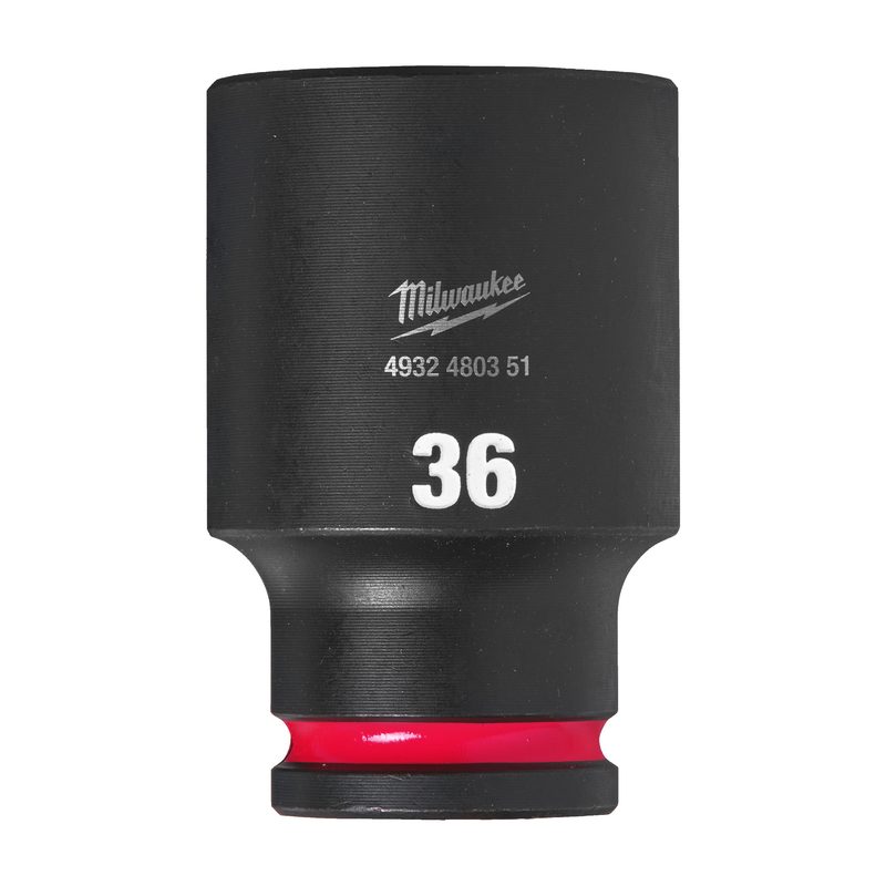 Milwaukee Průmyslové hlavice Shockwave 1/2" HEX 36mm prodloužené