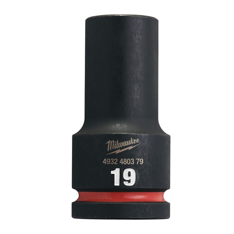 Milwaukee Průmyslové hlavice Shockwave 3/4" HEX 19mm dlouhé
