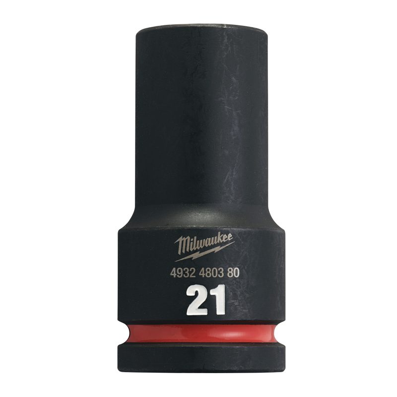 Milwaukee Průmyslové hlavice Shockwave 3/4" HEX 21mm dlouhé