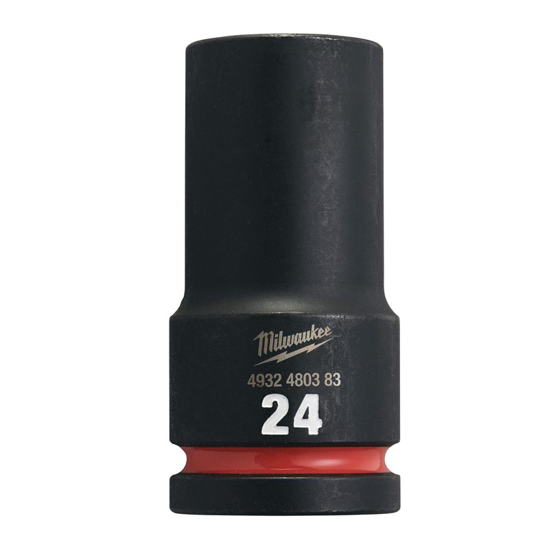 Milwaukee Průmyslové hlavice Shockwave 3/4" HEX 24mm dlouhé