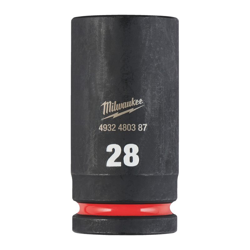 Milwaukee Průmyslové hlavice Shockwave 3/4" HEX 28mm dlouhé